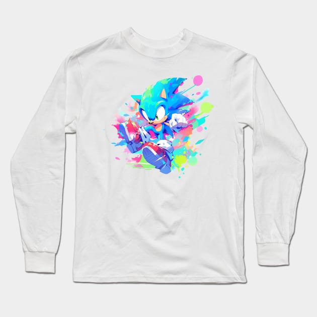 sonic Long Sleeve T-Shirt by skatermoment